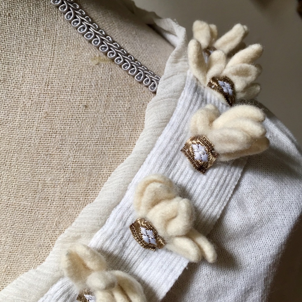 ANTHRO Field Flower Ribbon Cardigan - Picture 5 of 7